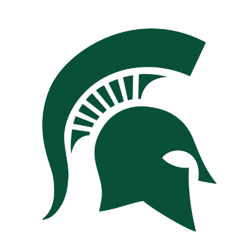 Green Spartan helmet on white background
